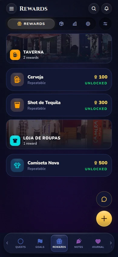 The Rewards store with your own treats.